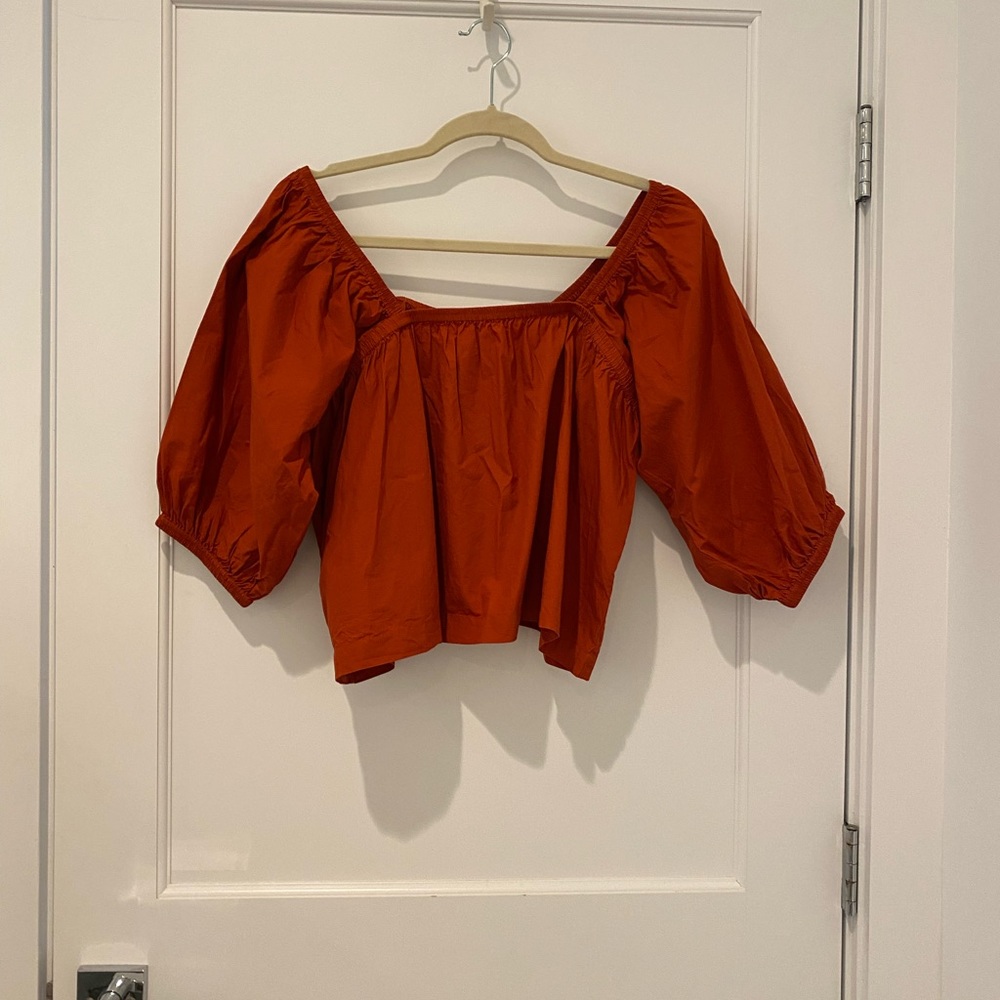 Apiece Apart Gali Shirred Top Sz XS